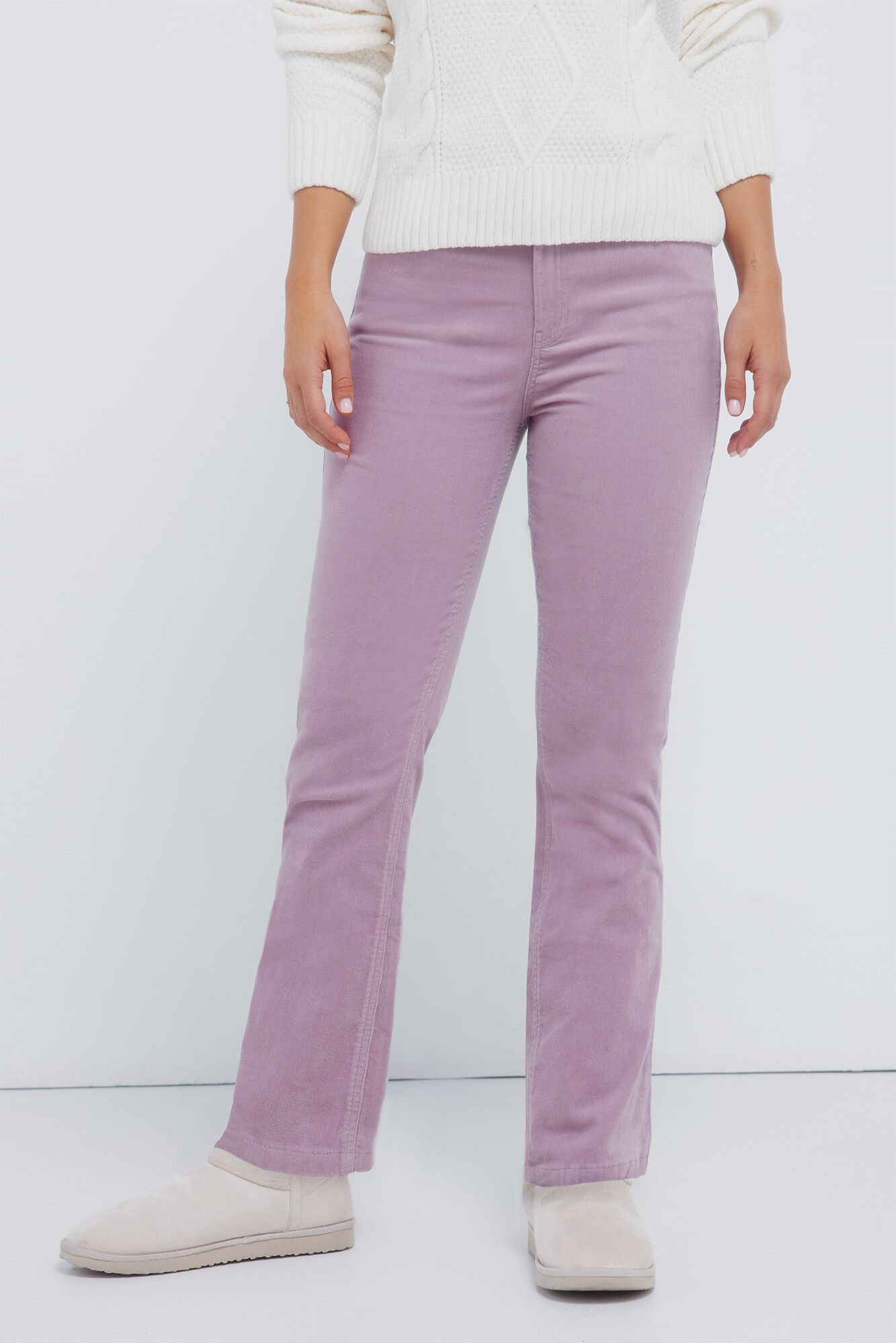 Springfield Corduroy kick flare trousers