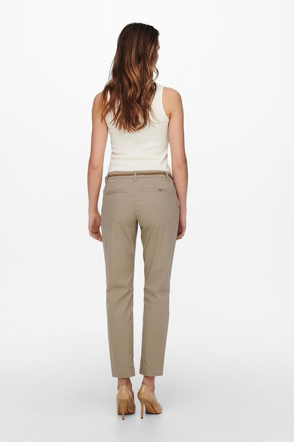 Springfield Belted chinos zelena