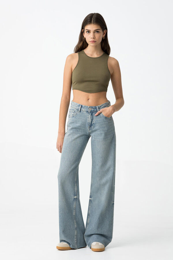 Tiffosi Young Relaxed Wide Leg Jeans blue