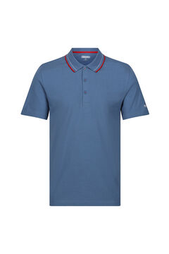 Springfield Sustainable cotton polo shirt blue
