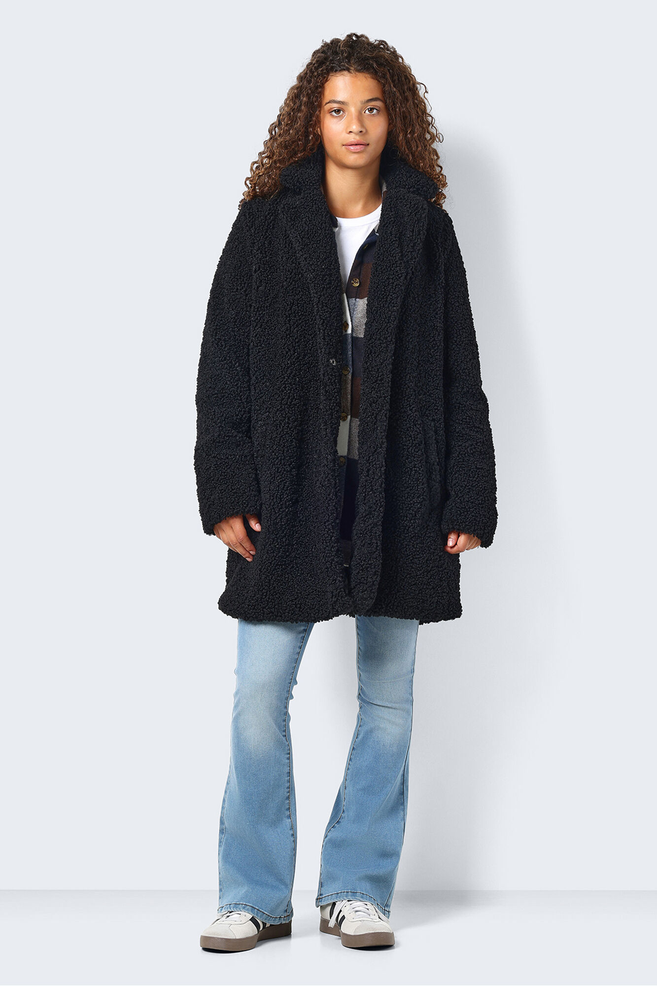 Noisy May Langer Teddymantel 