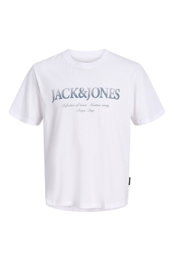 Jack & Jones Short sleeve T-shirt with logo white