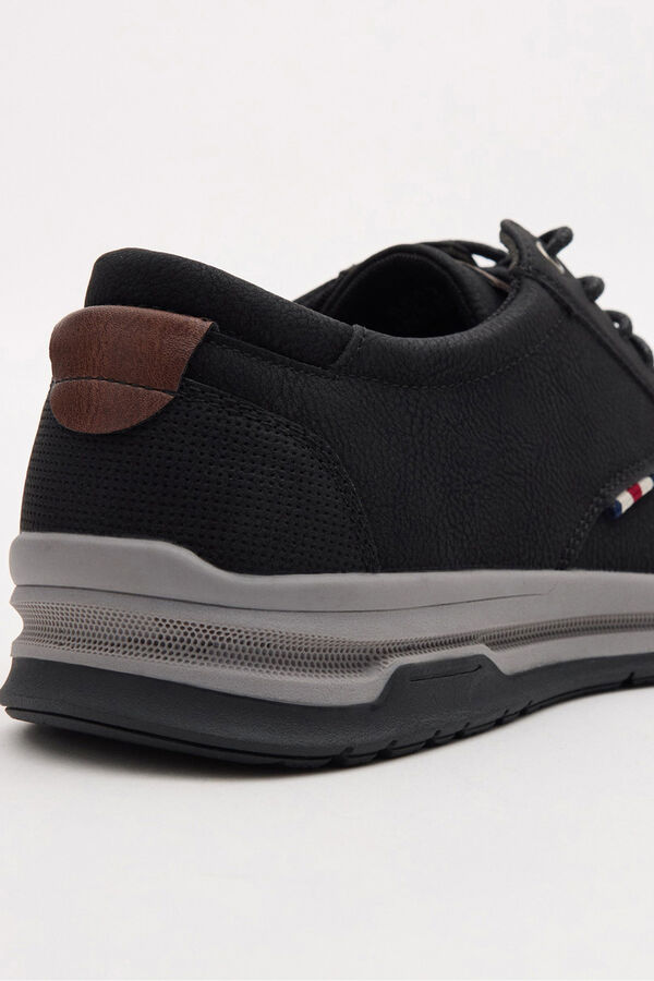 Inside Zapato cl&aacute;sico casual cordones negro