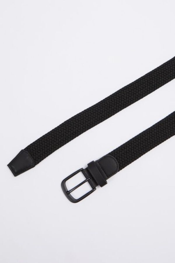 Inside Geflochtener elastischer G&uuml;rtel Schwarz