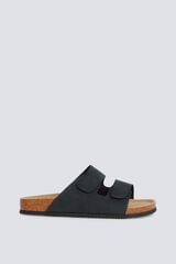 Springfield Double strap velcro sandal black
