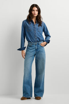Pepe Jeans Cal&ccedil;a jeans perna larga