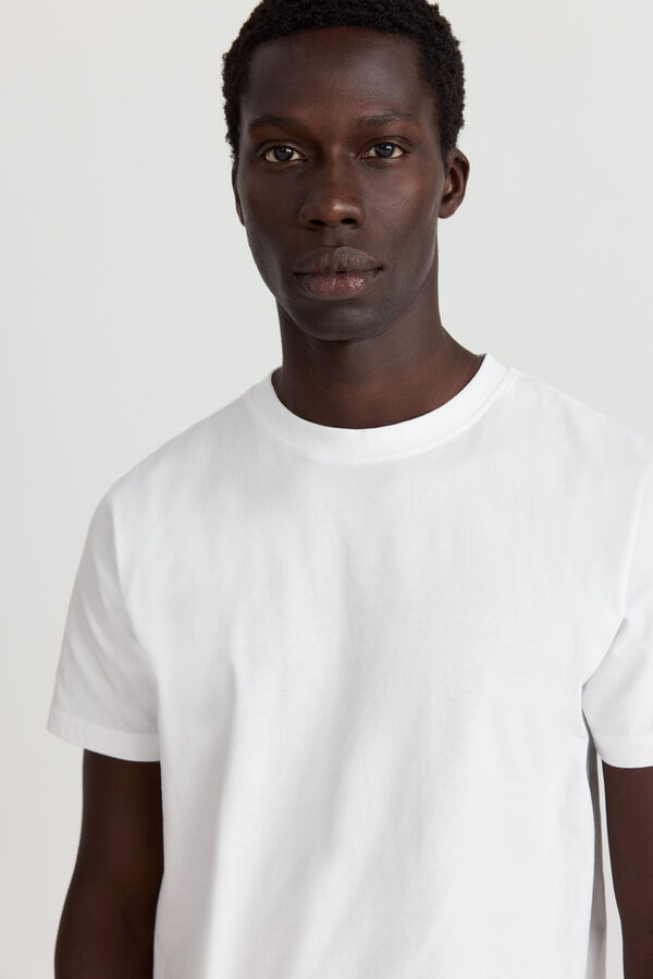 Springfield Fitted basic T-shirt white