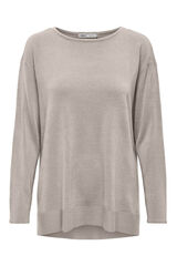 Springfield jersey-knit plain sweater grey