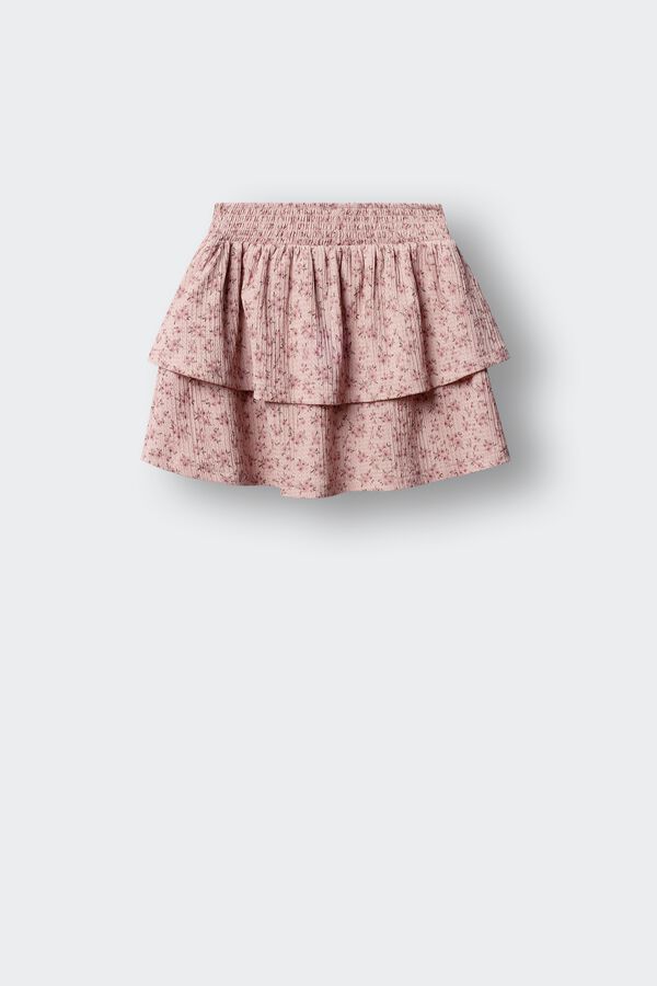 Springfield Kids Floral print girl's skirt pink
