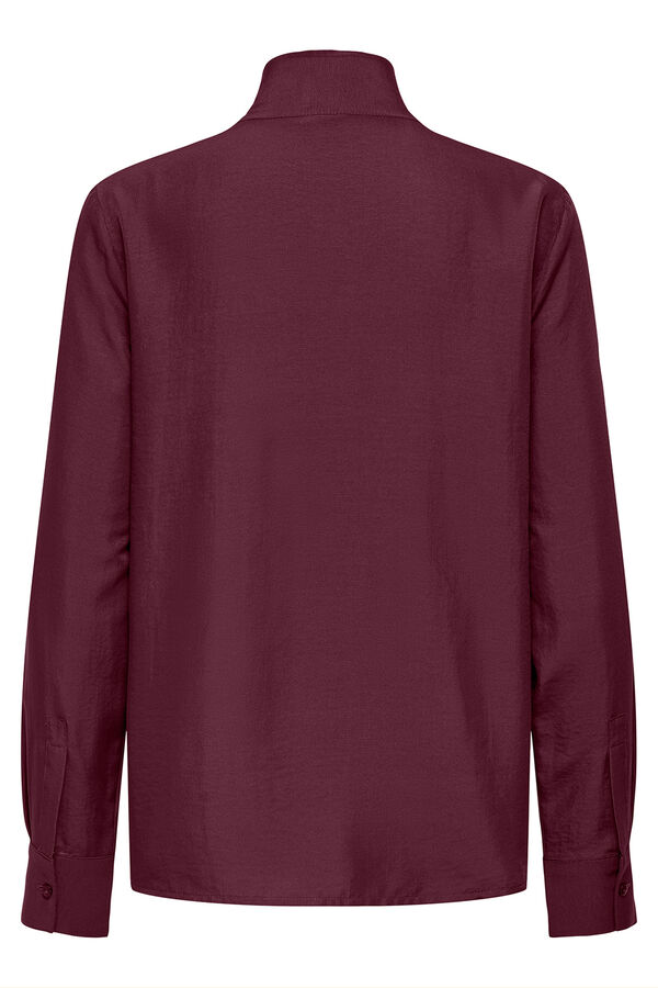 JDY Blusa manga larga lazo morado/lila