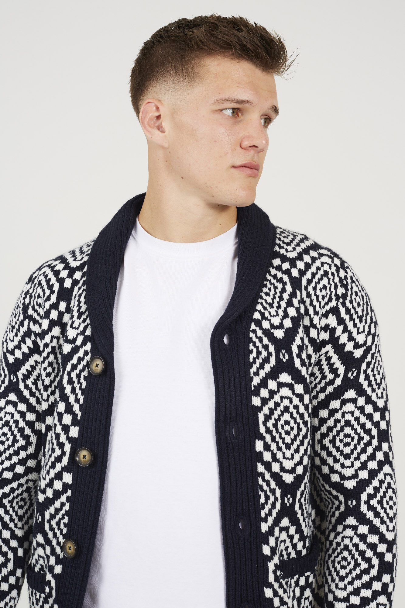 Brave Soul C&aacute;rdigan cierre de botones