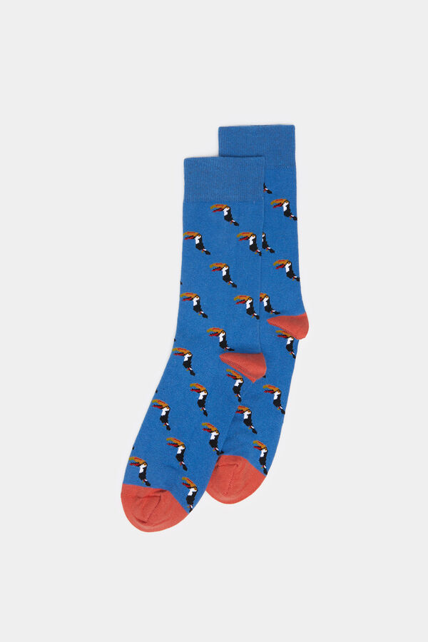 Springfield Hohe Socken Turkane blau