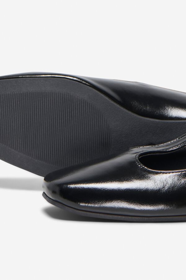 Only Sabrinas rasas com fivela preto
