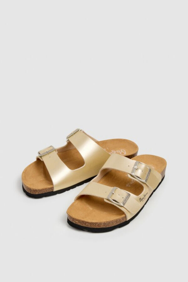 Pepe Jeans Buckle anatomical sandals printed