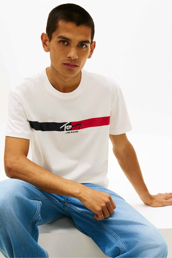 Tommy Jeans Regular fit short sleeve T-shirt beige