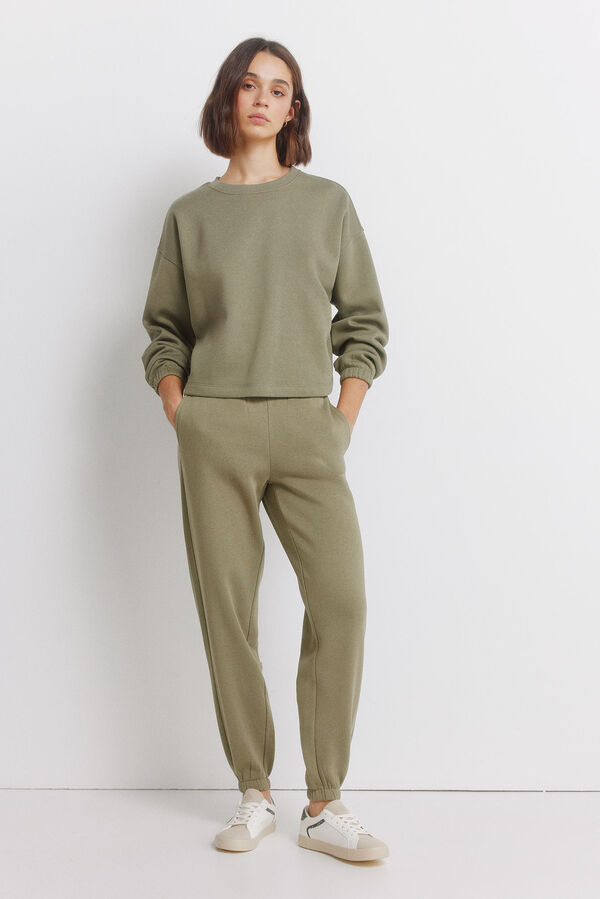 Springfield Plain sweatshirt beige