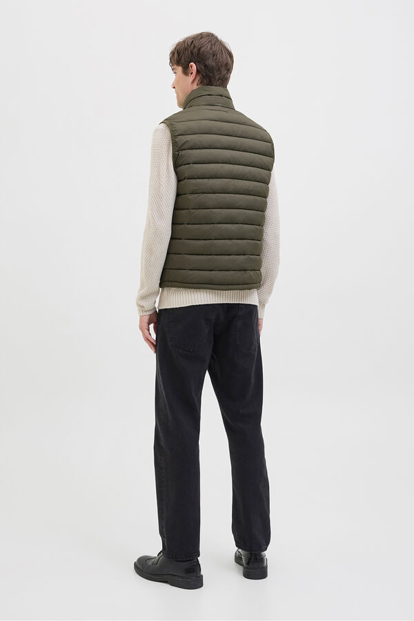 JJ REBEL Chaleco acolchado ligero verde