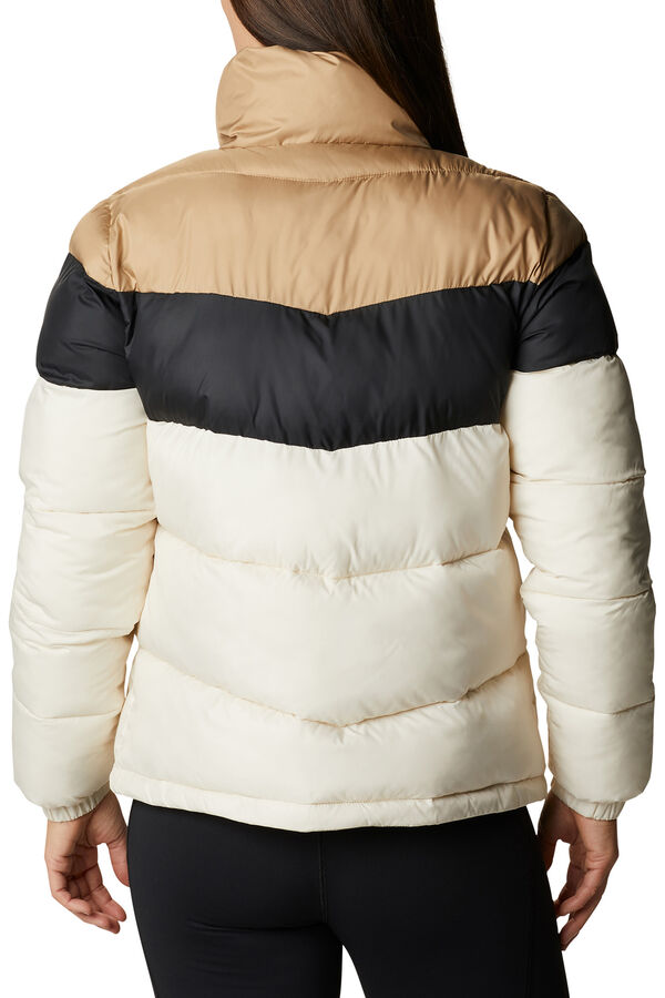 Springfield Columbia Puffect™ colour block jacket for women brown