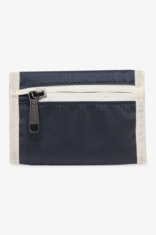 Superdry Velcro wallet purse blue