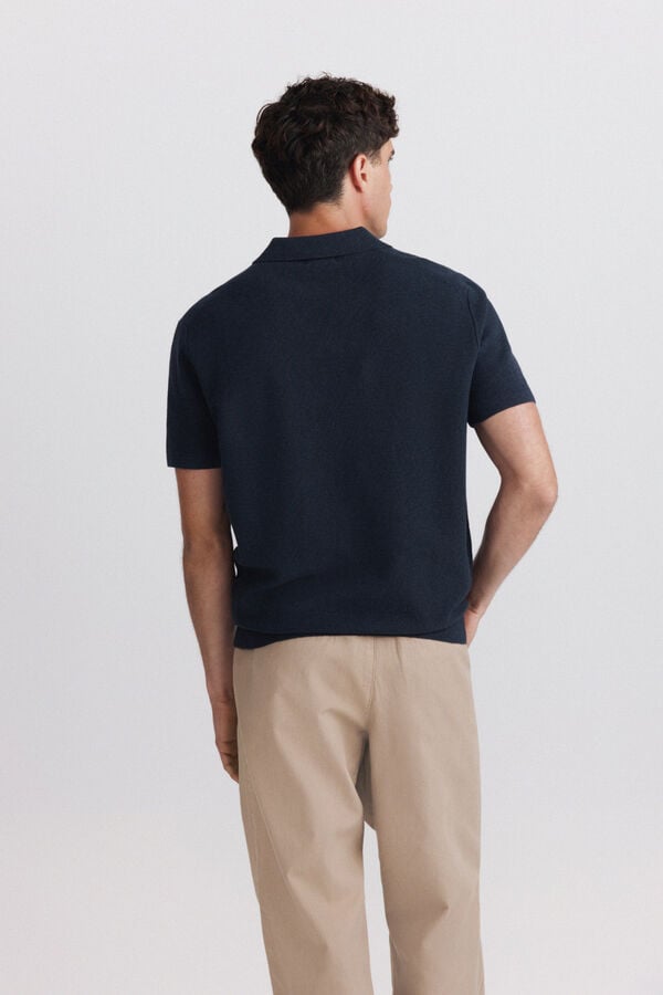 Springfield Polo estructura moulinee azul