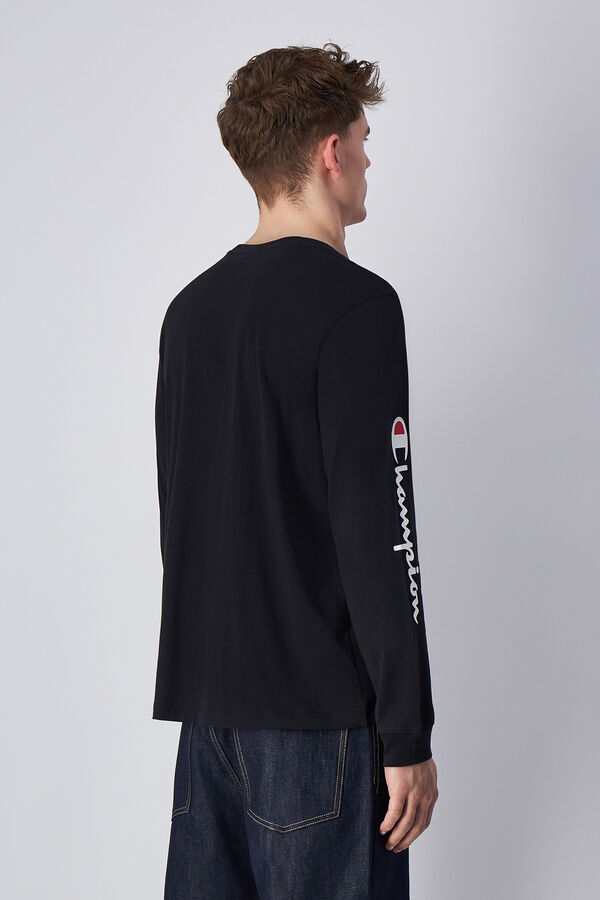 Champion T-shirt manga comprida preto