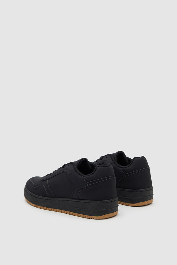 Inside Deportiva Casual Combinada negro