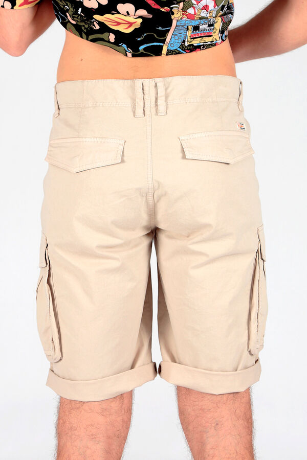Springfield Cargo shorts with seven pockets brown