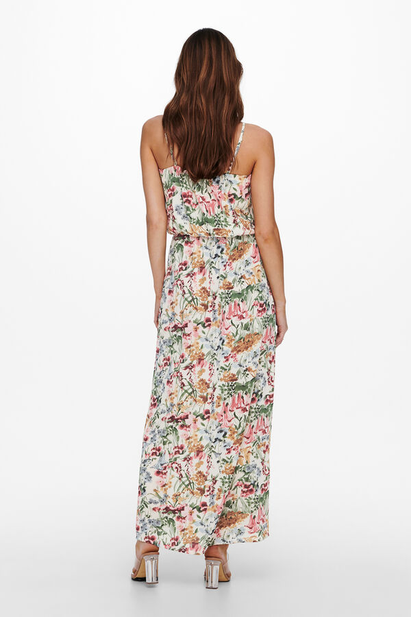 Only Strappy long dress white