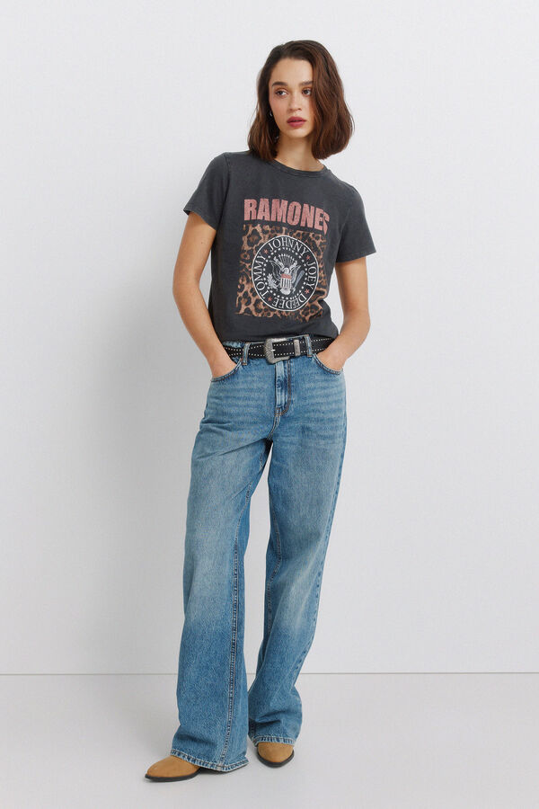 Springfield Camiseta "Ramones" gris