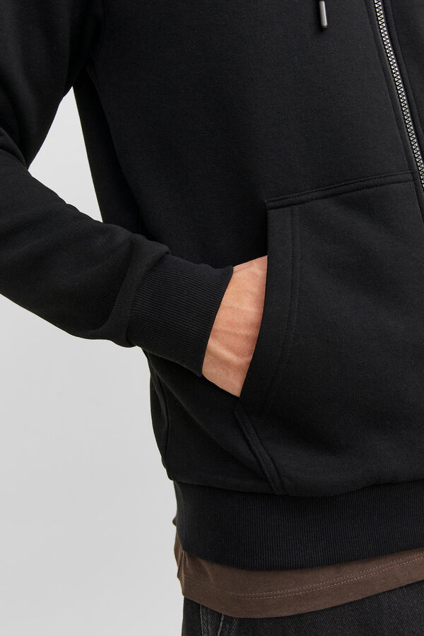 Springfield Zip-up hooded sweatshirt crna