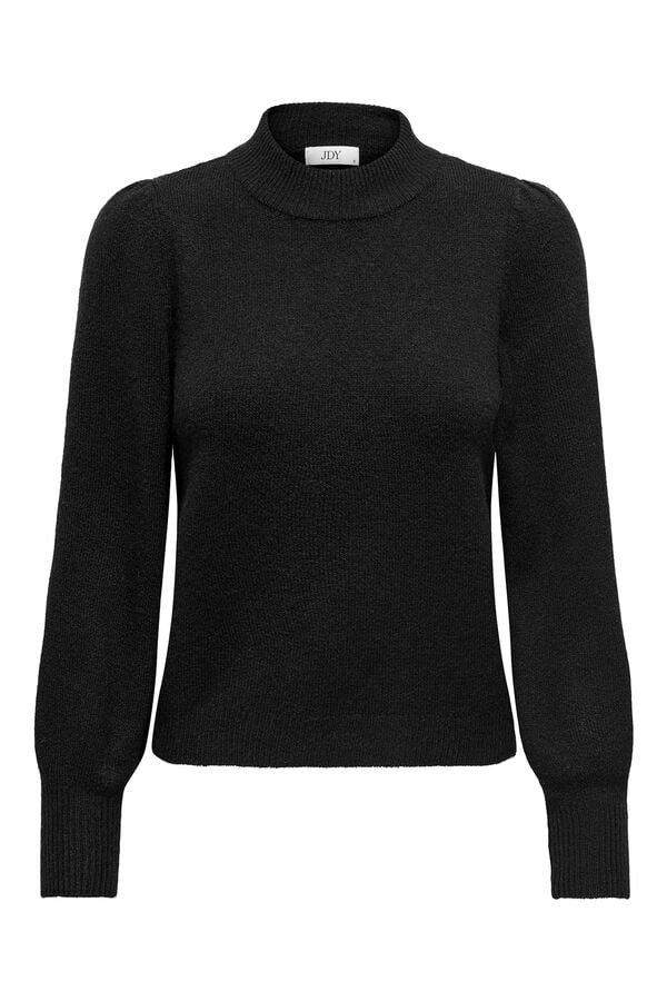 JDY Camisola gola alta preto