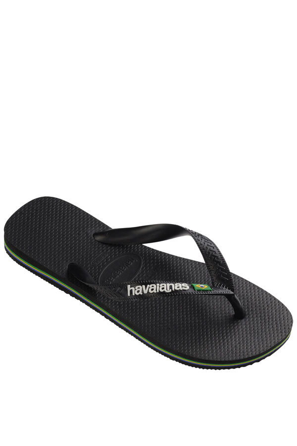 Havaianas Rubber flat sandals black