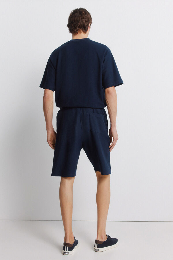 Springfield Fleece Bermuda shorts blue