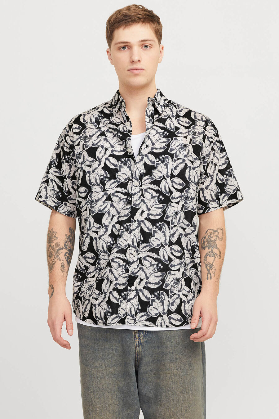 Camisa manga corta oversized