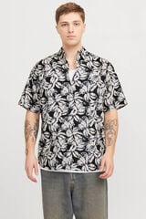 Jack & Jones Camisa manga corta oversized negro