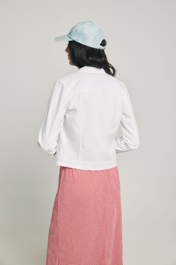 Only Denim jacket with front pockets white