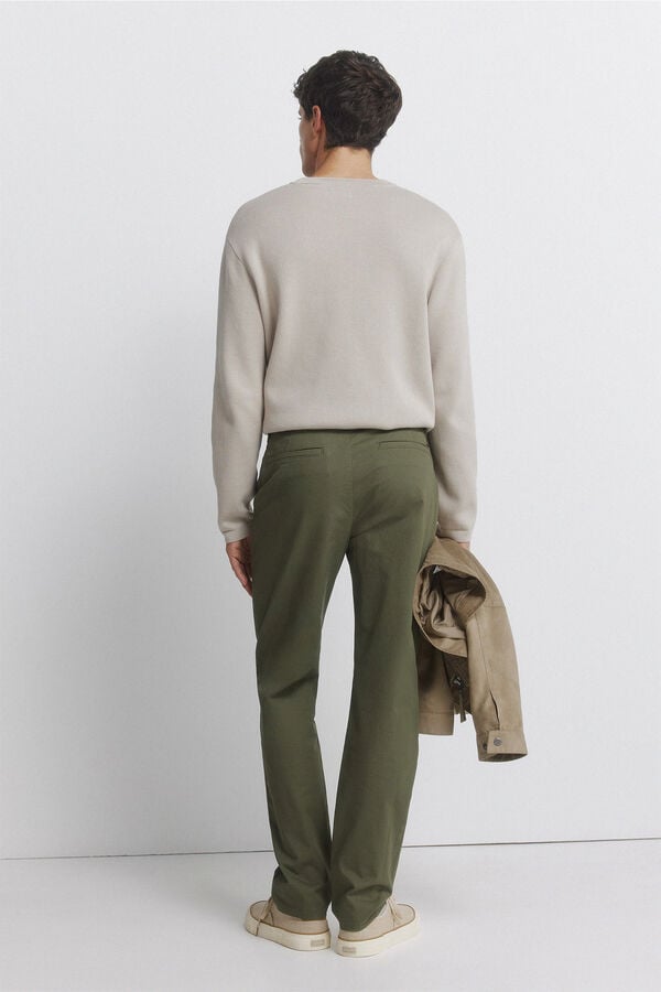 Springfield Cal&ccedil;as chino microestampado slim fit estampado