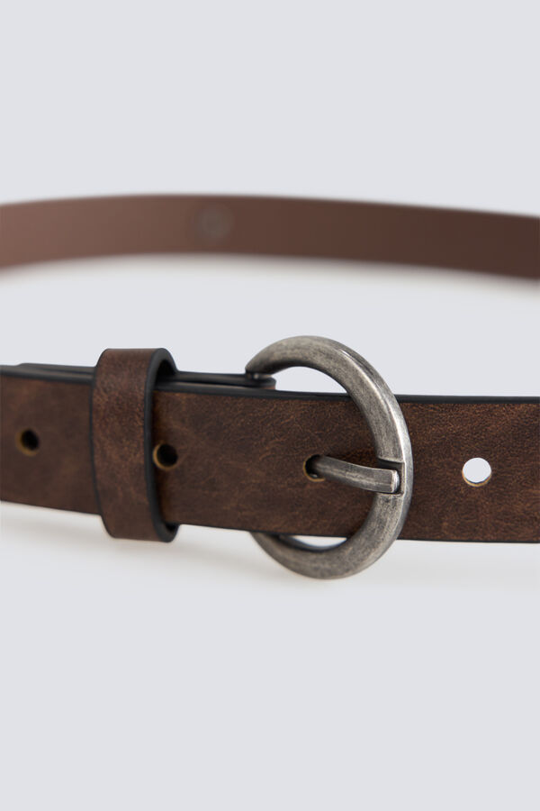 Springfield Ceinture &agrave; clous ronds nude