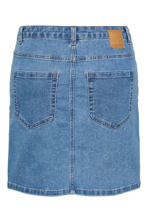 Springfield Short denim skirt blue mix