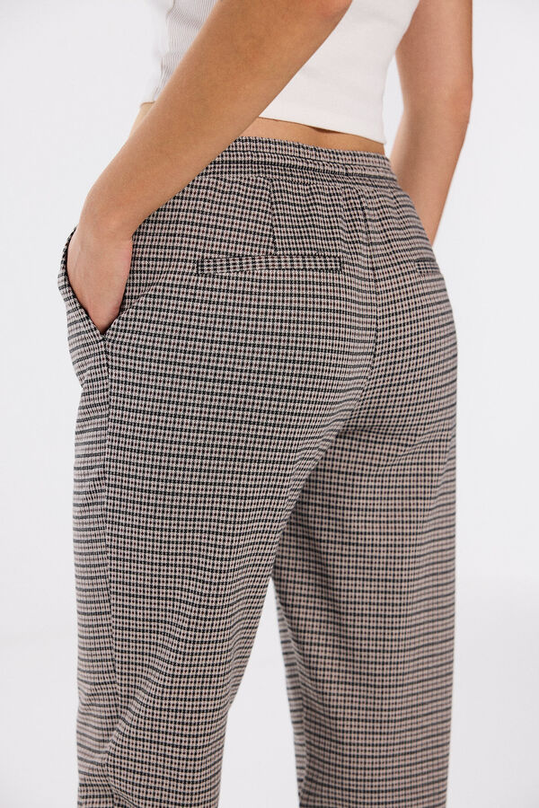 Springfield Calça jogger ponto circular cinza claro