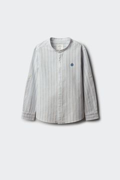 Springfield Kids Camisa de linho &agrave;s riscas para menino