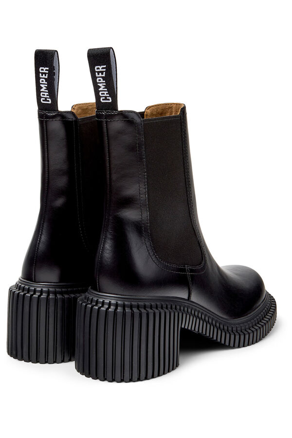 Camper Botas de media ca&ntilde;a de piel negro