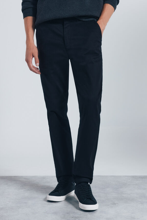 Springfield Slim fit chinos black