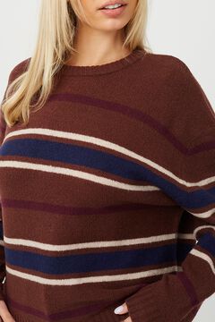 Brave Soul Striped round neck jumper