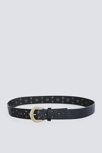 Springfield Die-cut belt with metal studs