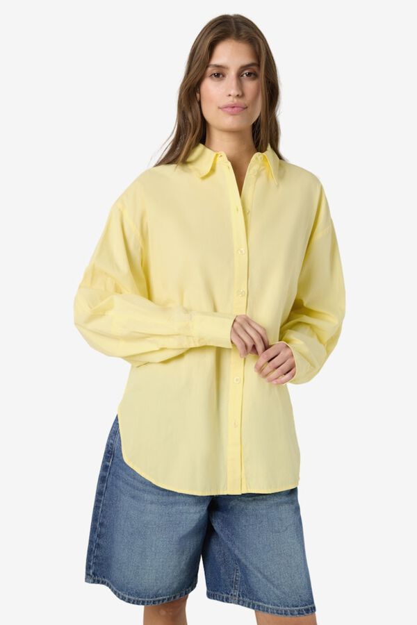 Noisy May Oversize long sleeve shirt printed