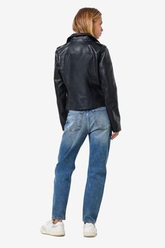 Noisy May Chaqueta biker efecto piel