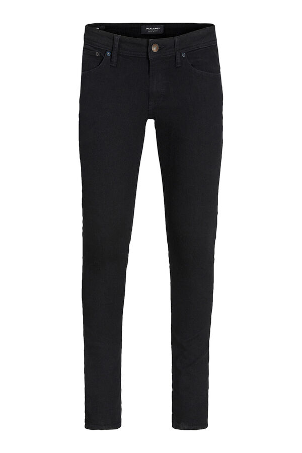 Jack & Jones Skinny Low-Rise Stretch Jeans Schwarz