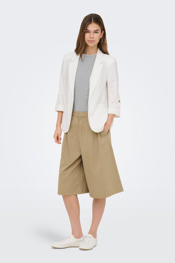 Only Linen open blazer blanc