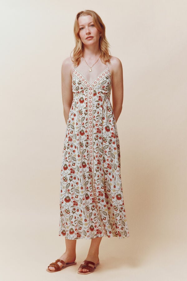 Springfield Malta dress beige